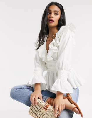 asos ruffle top