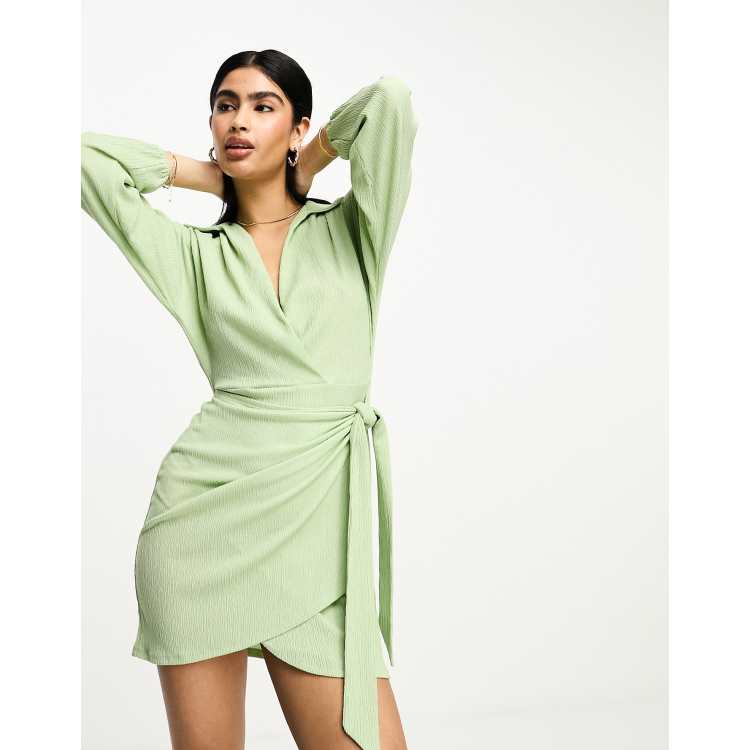 Asos mint green outlet dress