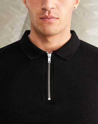 asos black polo