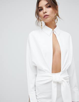 wrap dress shirt