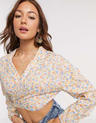 asos floral top