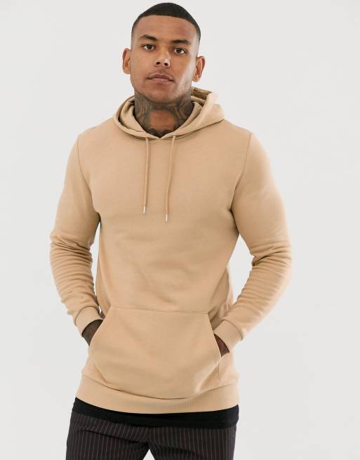 Download ASOS DESIGN longer length hoodie with mock t-shirt hem in ...