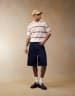 ASOS DESIGN longer length jort in indigo
