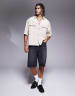 ASOS DESIGN longer length jort in indigo