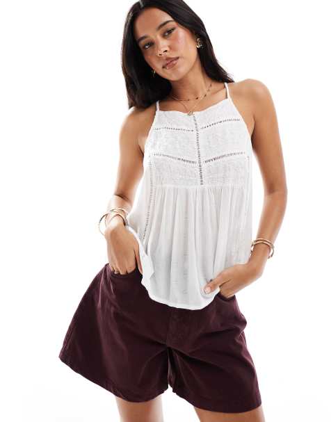 ASOS DESIGN longer line a line shorts in burgundy - view 1