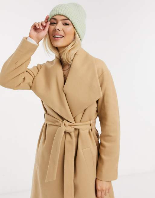 Asos belted outlet coat