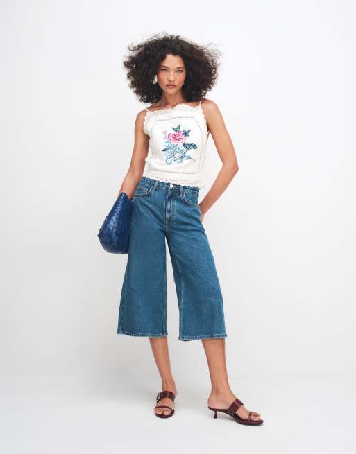ASOS DESIGN longline bermuda shorts in clean midwash, 5 of 7