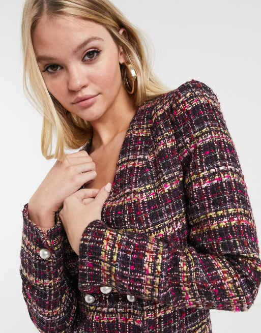 Asos boucle jacket sale