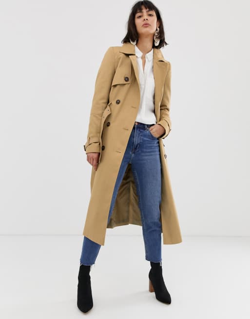 ASOS DESIGN longline classic trench coat