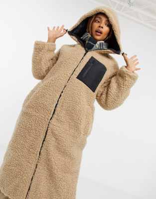longline hooded coat