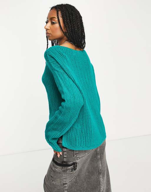 Asos green outlet jumper