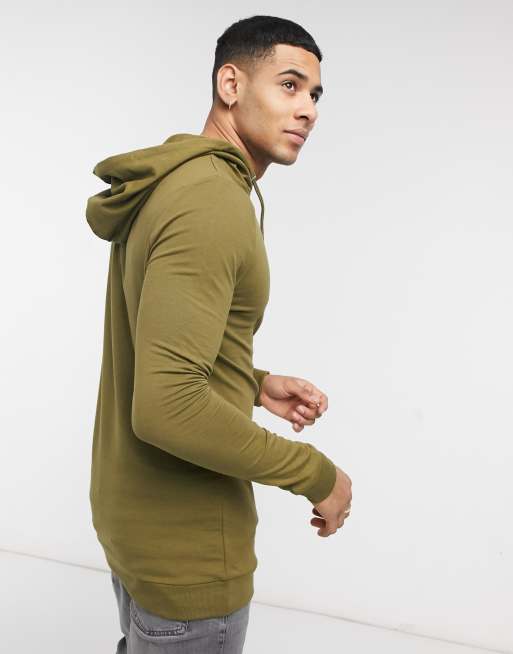 Asos muscle hoodie hot sale