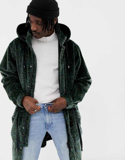 Asos shop green parka