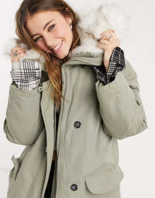 fur lined parka womens uk