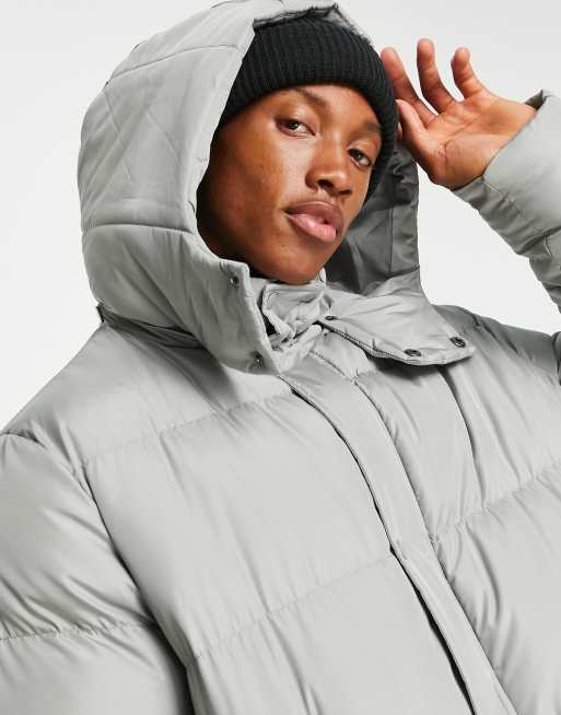 Asos longline puffer best sale