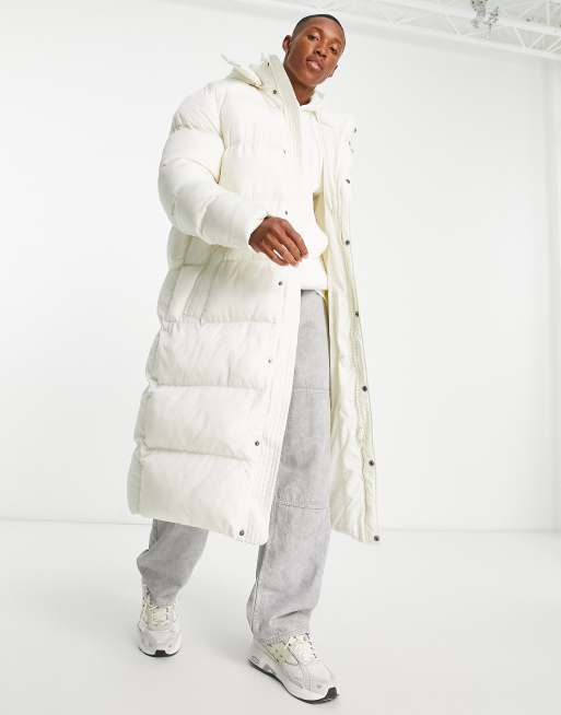 Asos design outlet longline puffer jacket