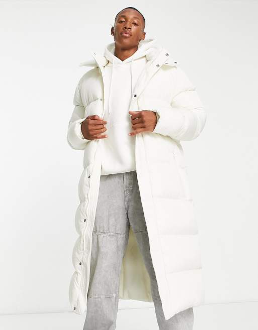 Asos longline puffer outlet jacket