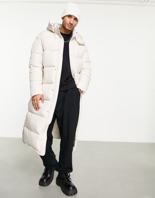 Asos design longline puffer jacket hotsell