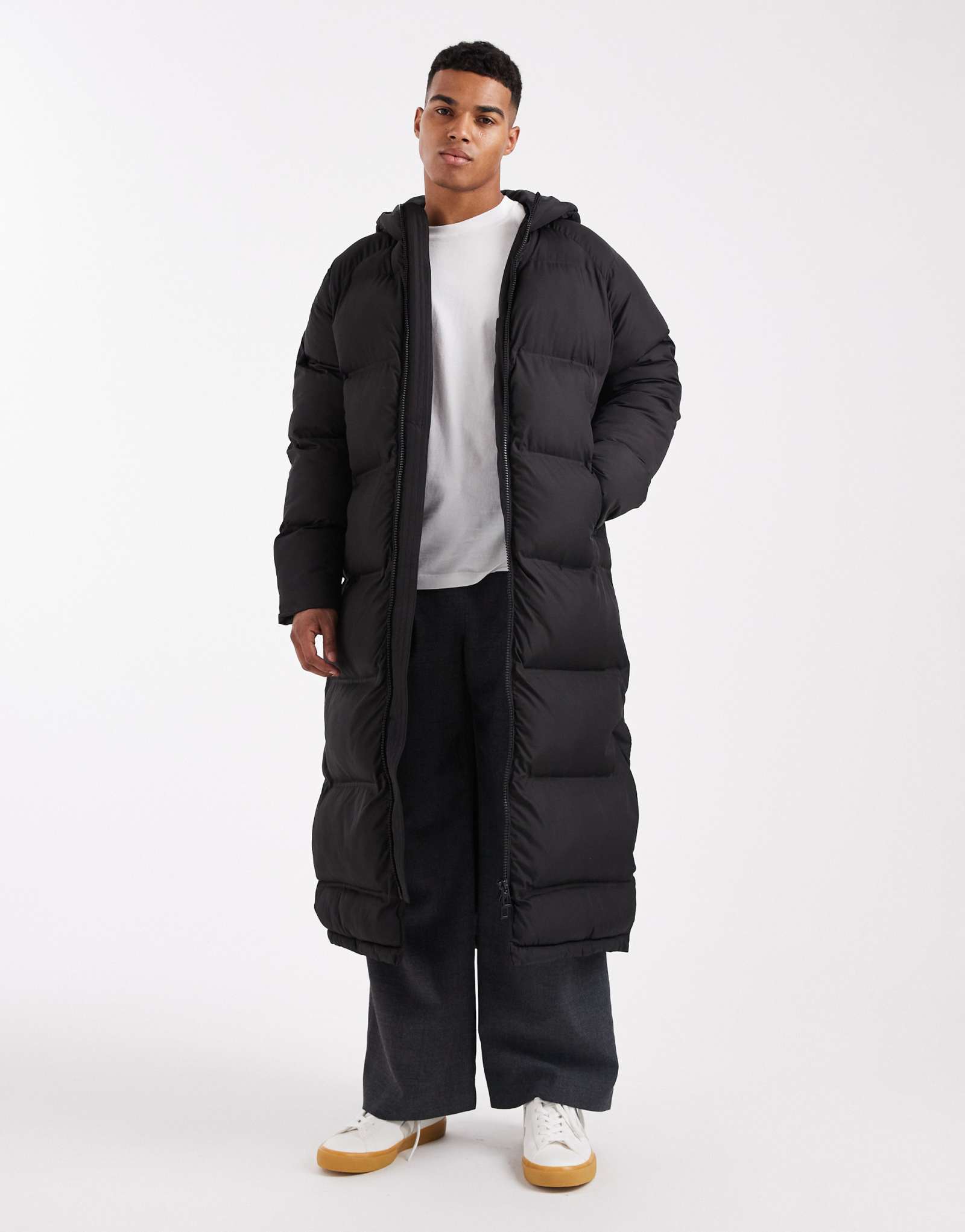 Удлиненная пуховая куртка ASOS DESIGN