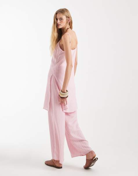 ASOS DESIGN - Longline-sæt i krølstof - view 1