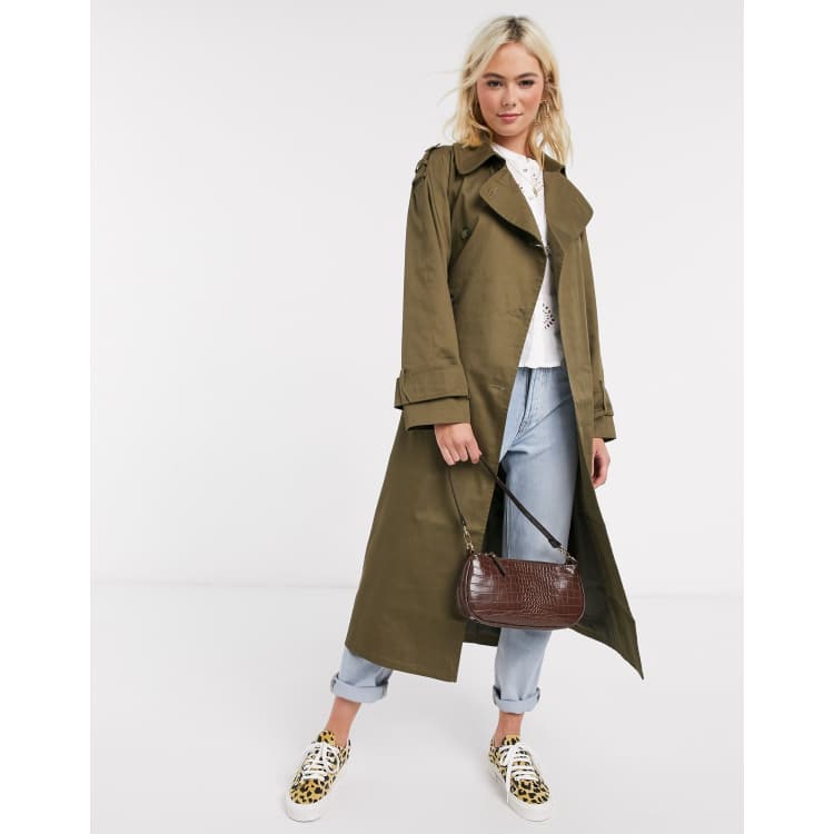 Trench coat 2025 femme kaki