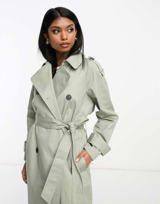 Asos longline hotsell trench coat