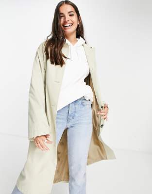 asos longline trench coat