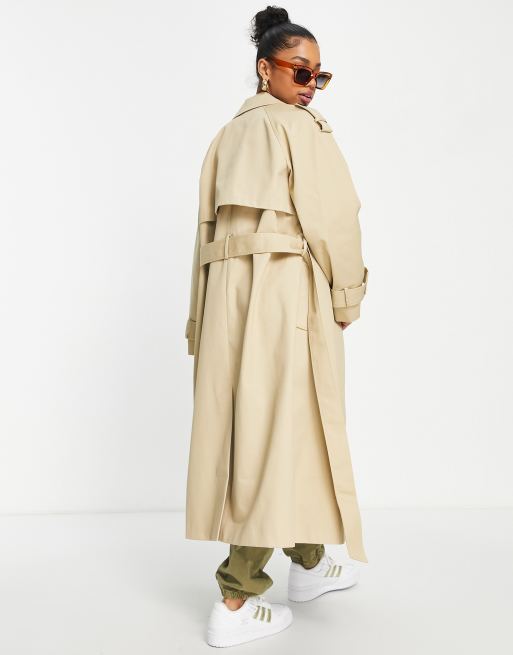 ASOS Edition Belted Slouchy Trench Coat