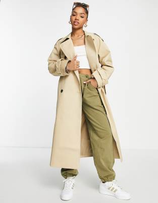 asos long trench coat