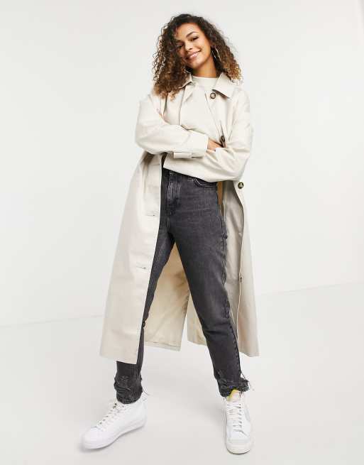 Asos design hotsell trench coat