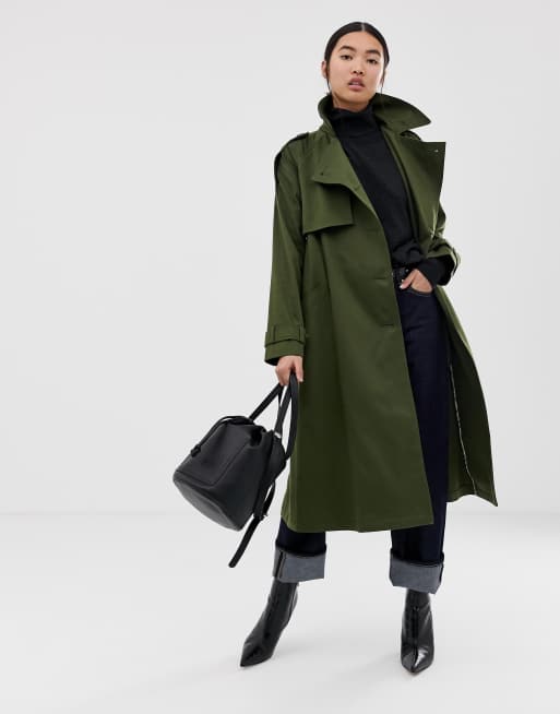 ASOS DESIGN longline trench coat | ASOS