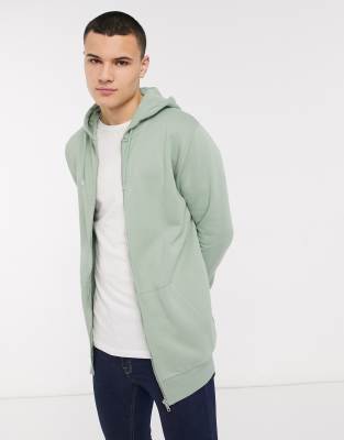 asos green hoodie