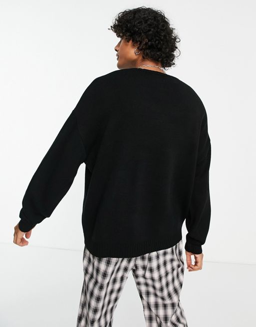 Relaxed Fit Sweater - Black/Looney Tunes - Men
