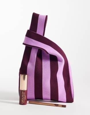 Asos Design Loop Through Clutch Purse In Multi
