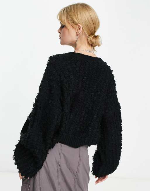 Asos hot sale shaggy cardigan