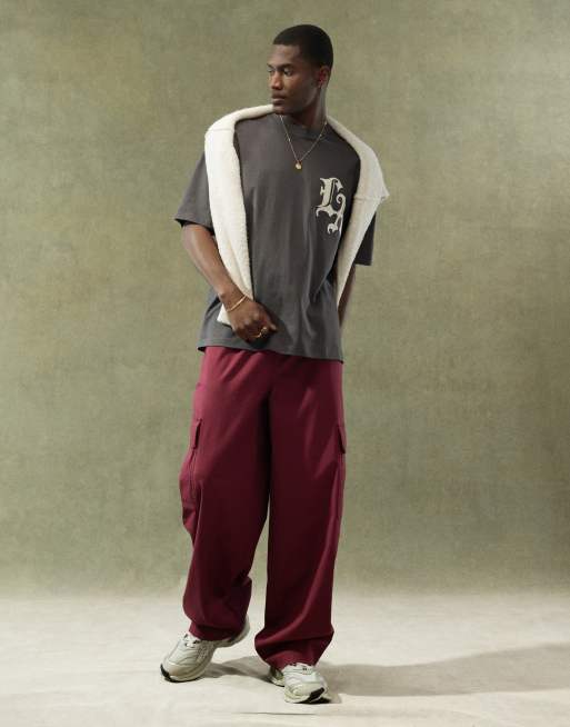 Burgundy deals cargo pants