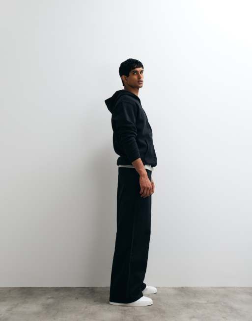 ASOS DESIGN loose chinos in black, 3 of 5