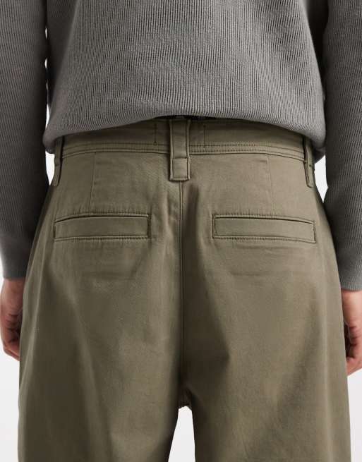 ASOS DESIGN LOOSE chinos in khaki - KHAKI, 4 of 6