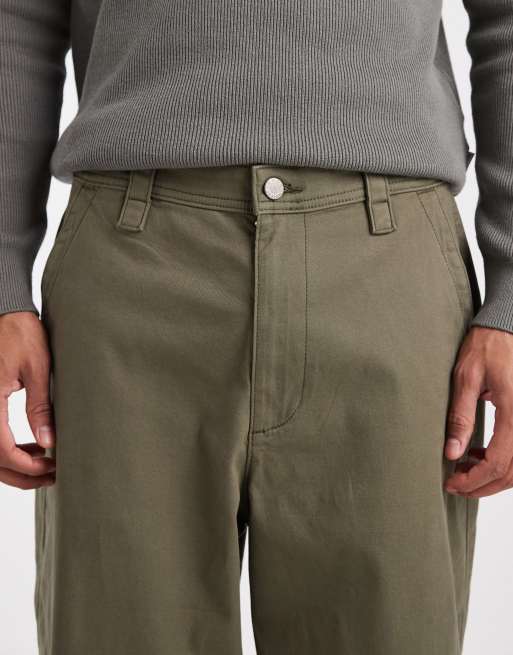 ASOS DESIGN LOOSE chinos in khaki - KHAKI, 5 of 6