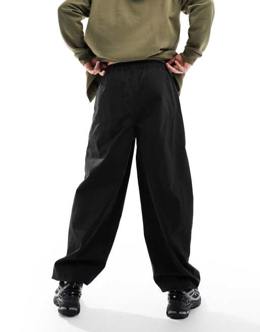 Shape Black Elasticated Waist Cargo Pants