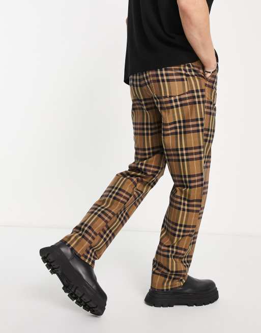 Burberry nova check hot sale trousers mens