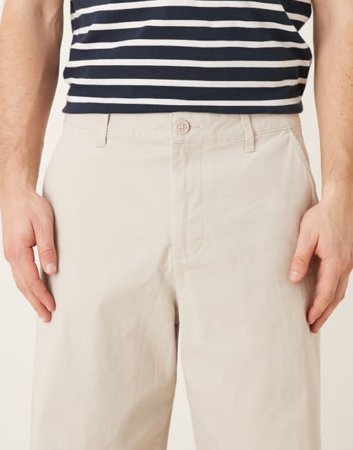 ASOS DESIGN – Loose Fit Chinohose in Steinbeige, 4 von 5