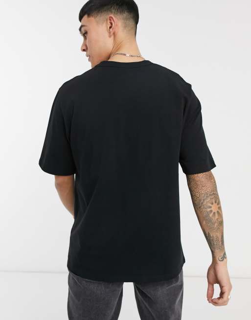 INCLINE ZIG HEAVY T-SHIRT BLACK