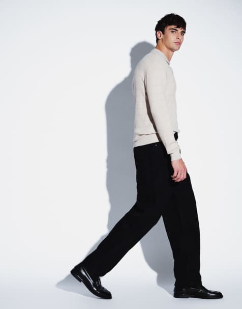 ASOS DESIGN – Loose-Fit-Jeans in Schwarz - view 1