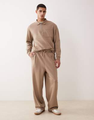 Loose-Fit-Jogginghose in Beige-Neutral Neutral M