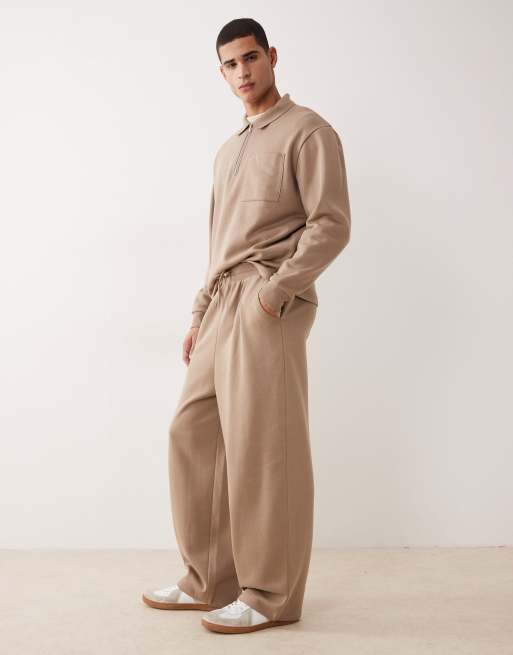 ASOS DESIGN – Loose-Fit-Jogginghose in Beige, 3 von 5