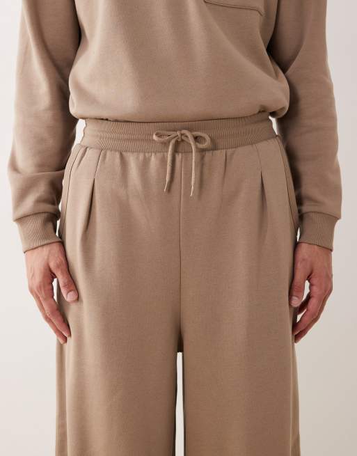 ASOS DESIGN – Loose-Fit-Jogginghose in Beige, 5 von 5