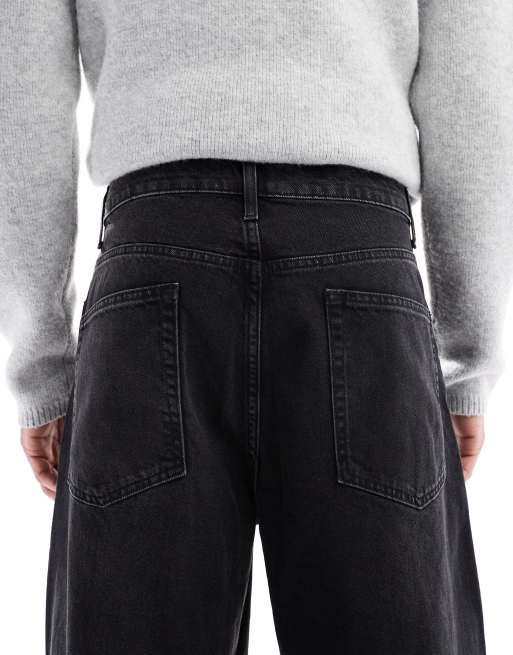 ASOS DESIGN super baggy jeans in black