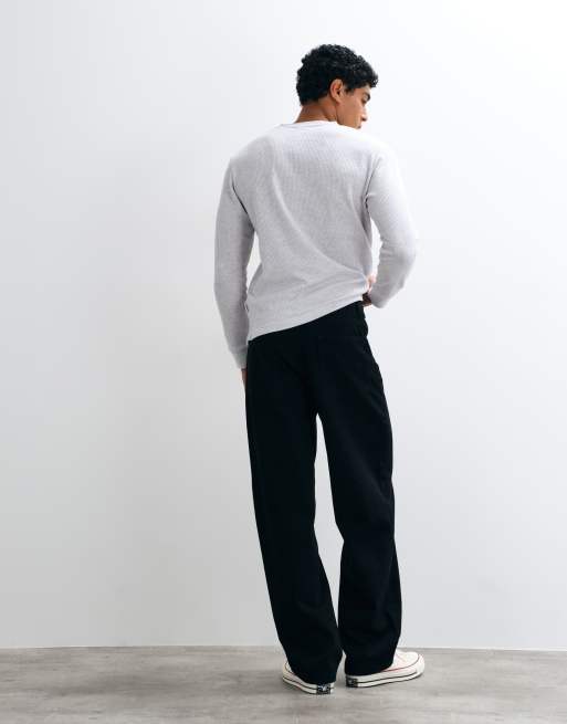 ASOS DESIGN loose jeans in black, 5 of 5