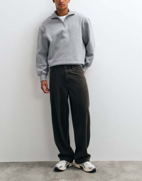ASOS DESIGN loose jeans in brown - view 1